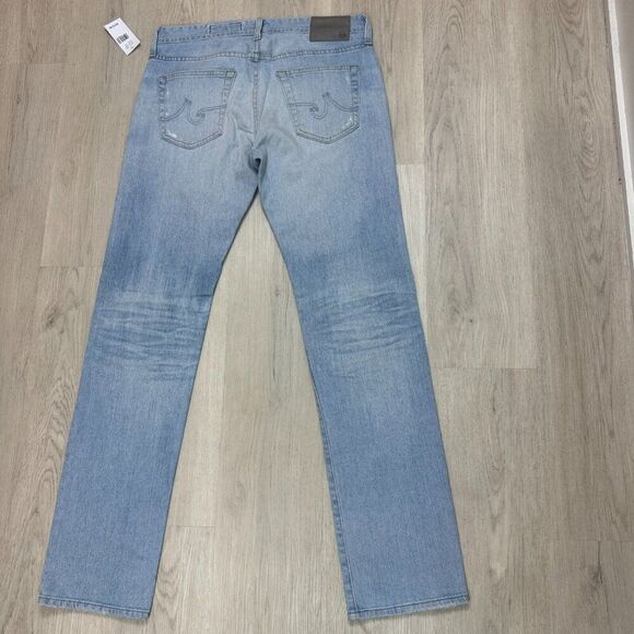 AG Adriano Goldschmied The Matchbox Slim Straight Jeans Mens 32 Cotton Blend - Picture 2 of 5